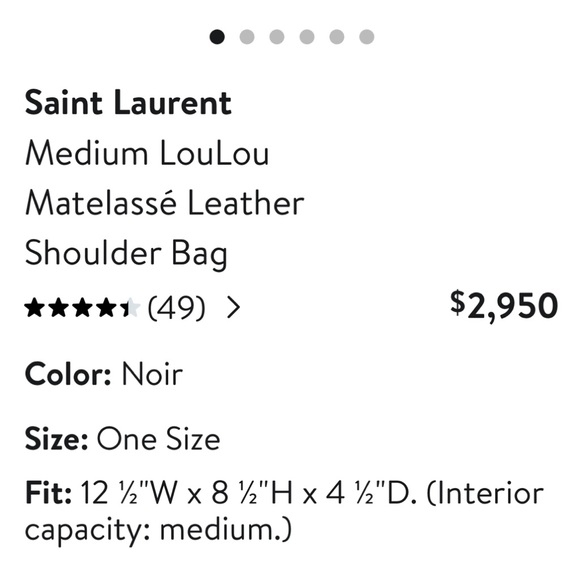 New YSL handbag medium LouLou - Picture 7 of 9